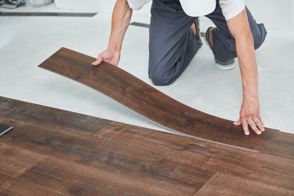 vinyl, a type of flooring available in Singapore
